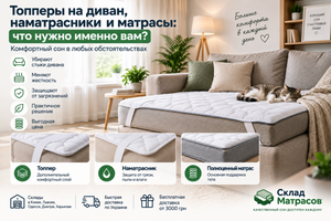 Топери на диван, наматрацники та матраци: що потрібно саме вам?