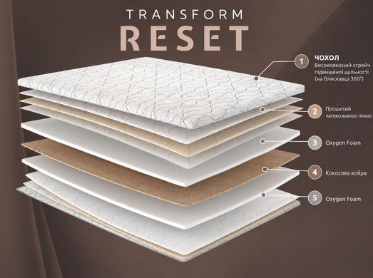 Матрас топпер Transform Reset - Трансформ Рисет 120x190